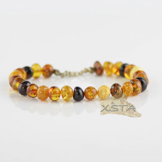 Multi color baroque bracelet beads with claps Multi color baroque bracelet beads with claps
