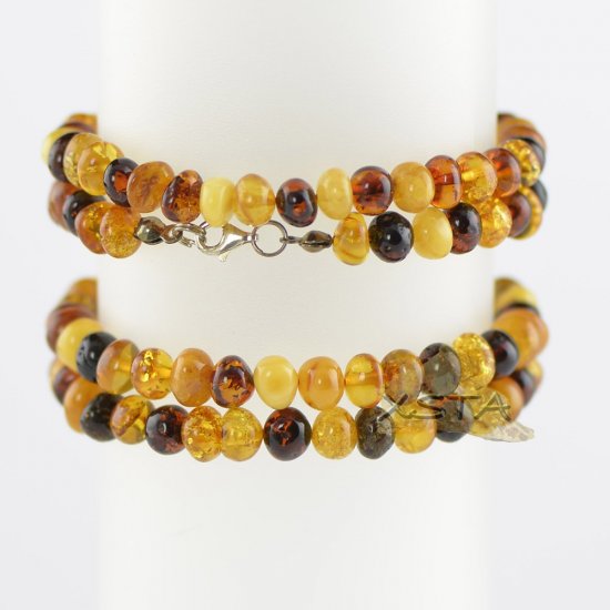 Multi color baroque bracelet beads with claps Multi color baroque bracelet beads with claps