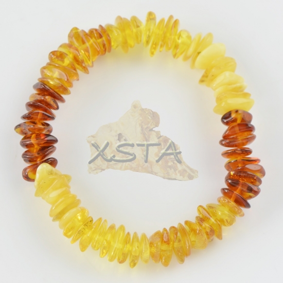 Amber bracelet chips style beads Amber bracelet chips style beads