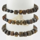 Amber bracelet raw dark green beads for men Amber bracelet raw dark green beads for men