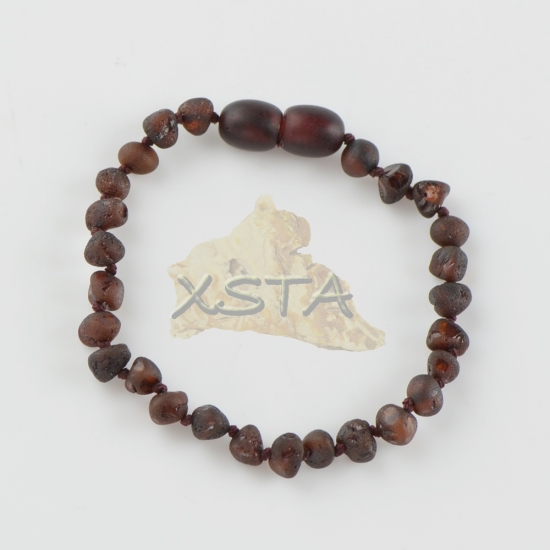Baltic amber Teething bracelet raw cherry Baltic amber Teething bracelet raw cherry