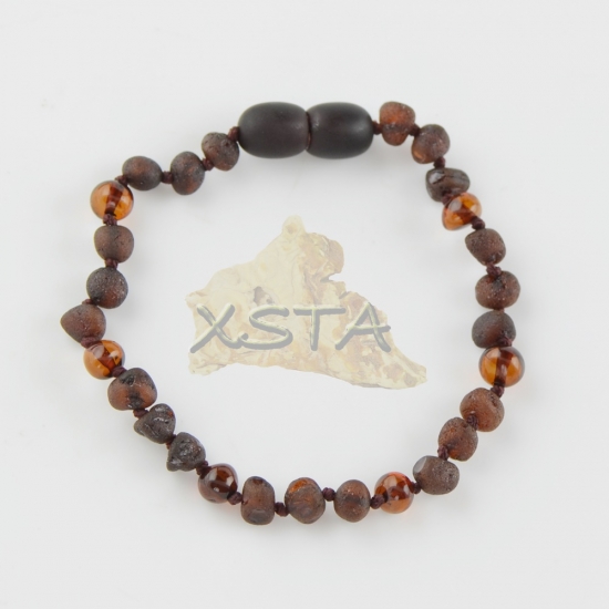 Baltic amber Teething bracelet raw polished Baltic amber Teething bracelet raw polished