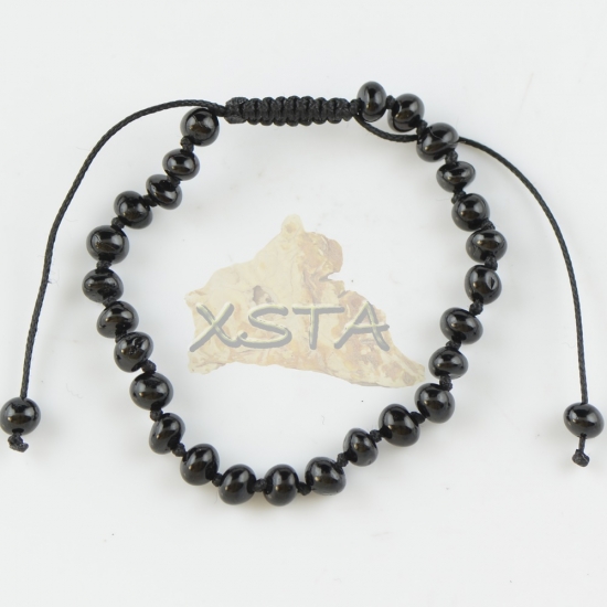 Adjustable teething bracelet black color Adjustable teething bracelet black color
