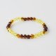 Genuine amber beads bracelet