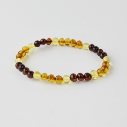 Genuine amber beads bracelet for adults new