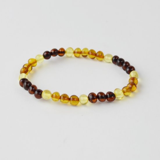 Genuine amber beads bracelet for adults new