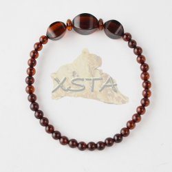 Wholesale cherry amber color bracelet