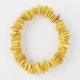 Matt milky amber chips bracelet