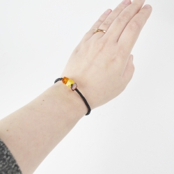 Polish Amber bracelet multi with screw clasp