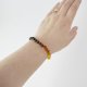 Amber bracelet rainbow with screw clasp new