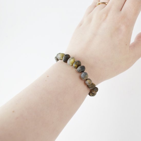 Amber raw baroque bracelet beads