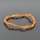 Wholesale amber bracelet polished cognac