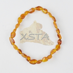 Wholesale amber bracelet polished cognac