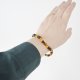Amber bracelet cognac cherry mix 22 cm for men