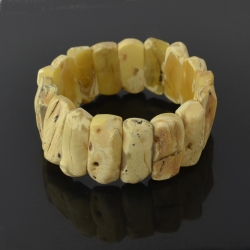  Amber bracelet healing raw beads