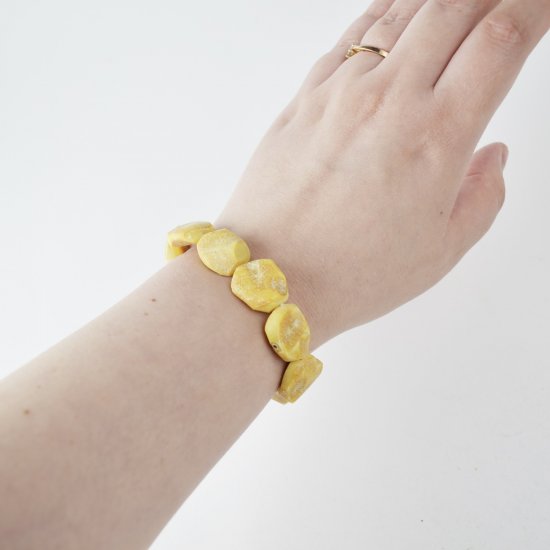 Raw natural wholesale amber bracelet