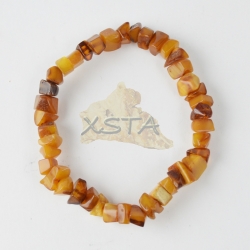 Amber bracelet dark butterscotch mix