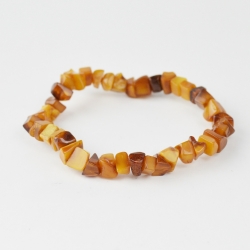 Amber bracelet dark butterscotch mix
