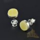 Stud Baltic amber earrings