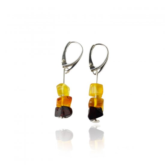 Natural baltic amber earrings