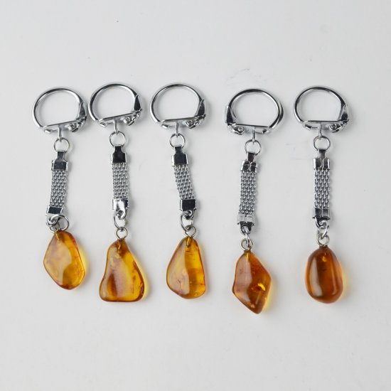 Baltic amber keychain