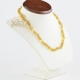 Amber necklace for adults raw light beads Amber necklace for adults raw light beads