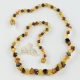 Adults amber necklace two style of beads Adults amber necklace two style of beads