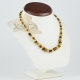 Adults amber necklace two style of beads Adults amber necklace two style of beads