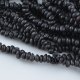 Amber necklace raw black color