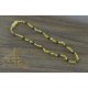 Amber baby necklace raw green