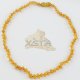 Butterscotch Baltic amber necklace for babies