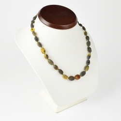 Wholesale amber necklace raw beads (44-45 cm.)