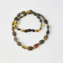 Wholesale amber necklace raw beads (44-45 cm.)