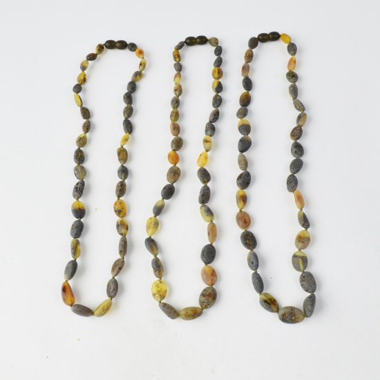 Wholesale amber necklace raw beads