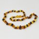 Adults amber necklace mix color 