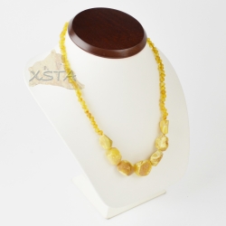 Baltic amber necklace for adults