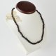 Adults amber necklace barok black of beads