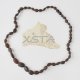 Amber necklace raw olive cherry adults