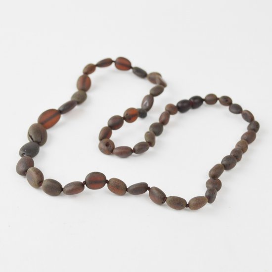 Amber necklace raw olive cherry adults