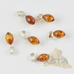 Baltic amber pendant small cognac Baltic amber pendant small cognac