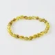 Olive medium green amber bracelet