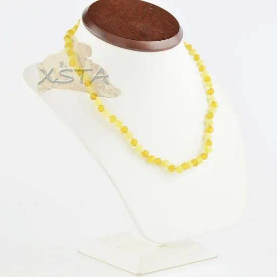 Raw amber necklace baroque multicolour Raw amber necklace baroque multicolour