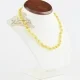 Raw amber necklace baroque multicolour Raw amber necklace baroque multicolour