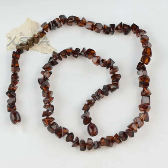 Cherry Baltic amber necklace for adults