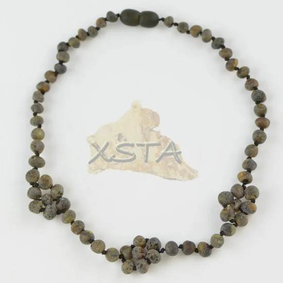 Amber necklace raw unpolished for baby