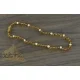 Amber teething necklace for babies or kids