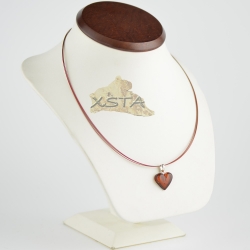 Dark cherry pendant on wire Dark cherry pendant on wire