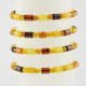 Baltic Amber bracelet barrels round beads