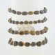 Baltic Amber raw bracelet olive beads