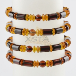 Baltic amber bracelet for men